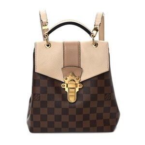 Louis Vuitton Damier Ebene Clapton Backpack Creme